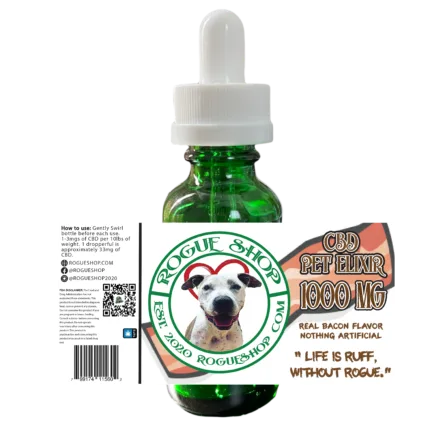 CBD Dog Tinctures | Juicy bacon flavor | Easy to use