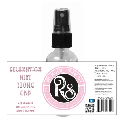CBD Relaxation Mist (100mg) | Pillow Spray | All-Natural formula