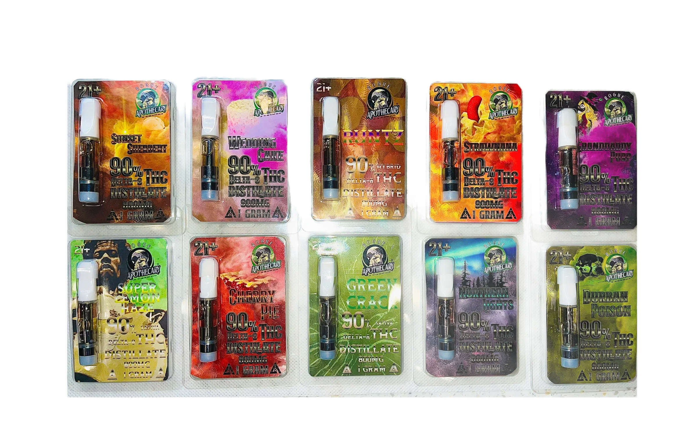 Hemp Cart Battle: THC-O Vape Carts vs Delta-8 Vape Carts | Rogue Shop