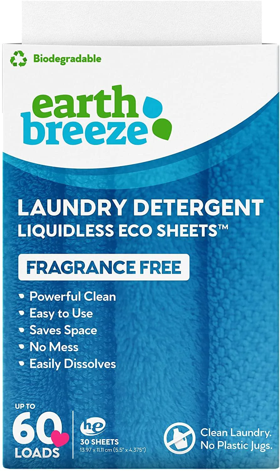 5 Reasons To Try Earth Breeze Laundry Detergent Eco Sheets - All