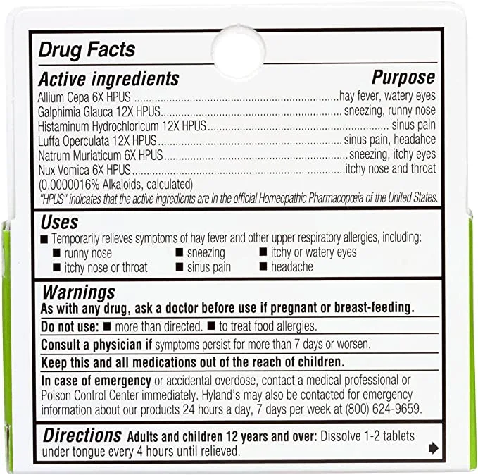 Allergy Pills by Hyland's | Non Drowsy | Safe - Image 2
