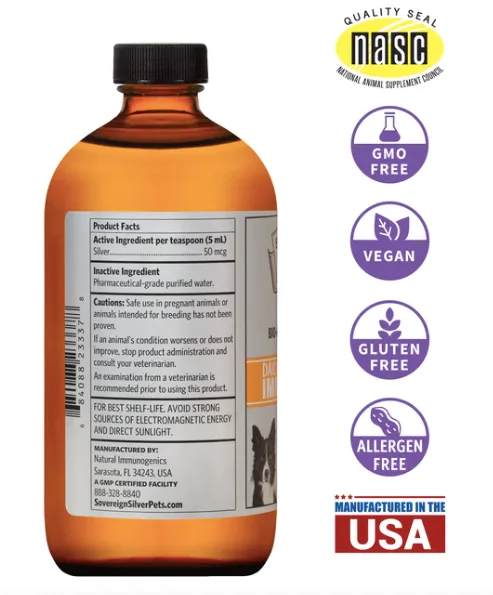 PETS Bio-Active Silver Hydrosol | Immune Support | Allergy Relief - Image 3