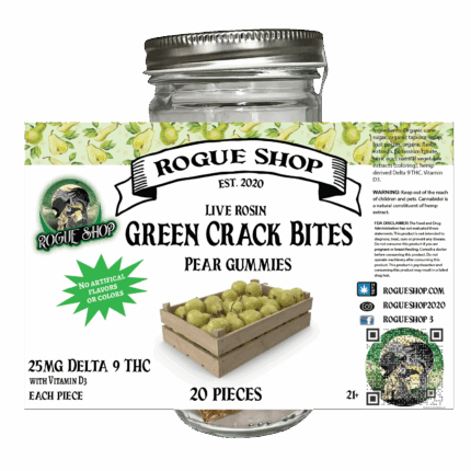 Delta 9 Live Rosin Gummies (25 mg) | No Solvents | Purest Form of Cannabis