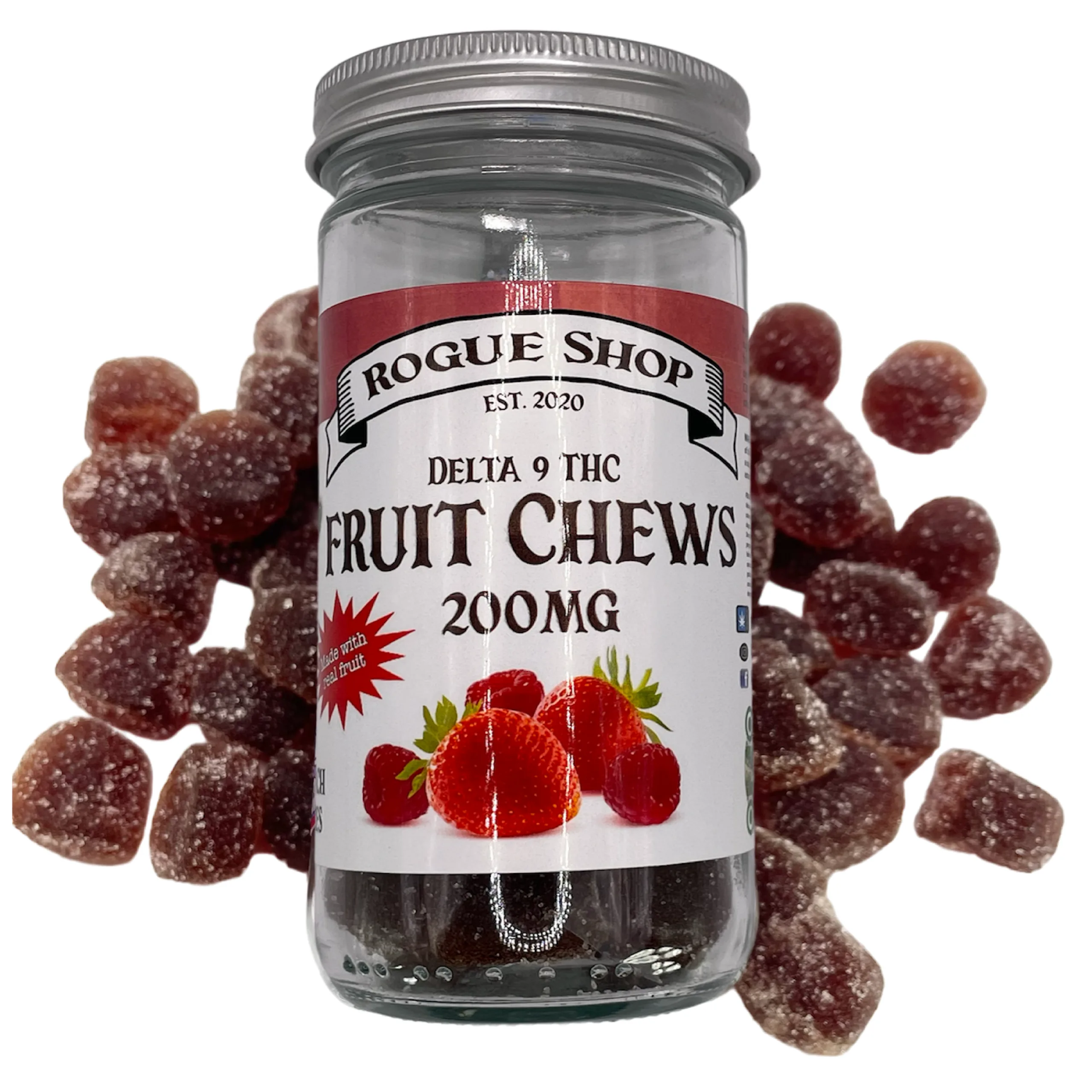 RS-FRUIT CHEWS WEBSITE PRODUCT IMAGE Delta 9 THC Fruit Chews (10 mg) - Image 1
