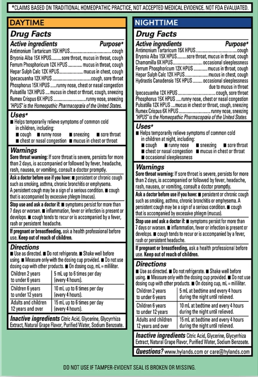 Hyland's kids - Cough and Mucus - Image 2