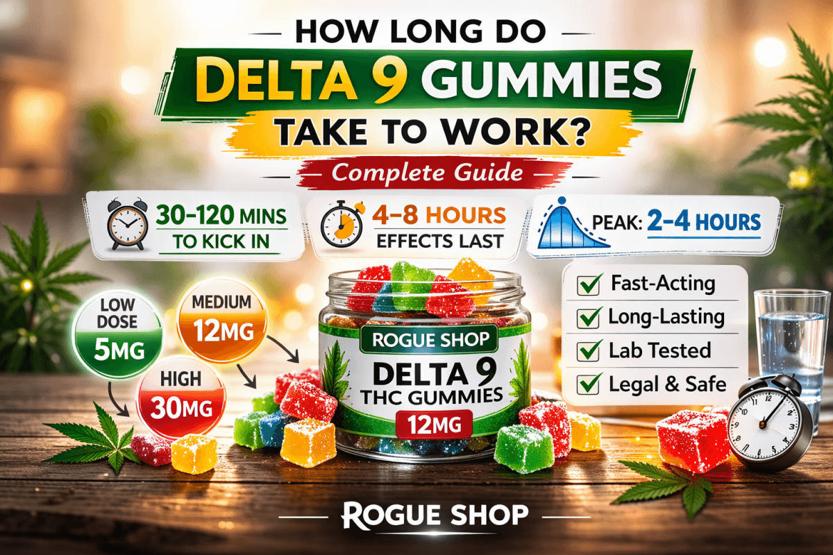 How long do Delta 9 gummies take to work